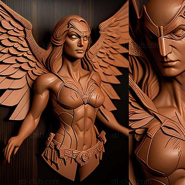 3D model DC Universe Hawk Girl (STL)